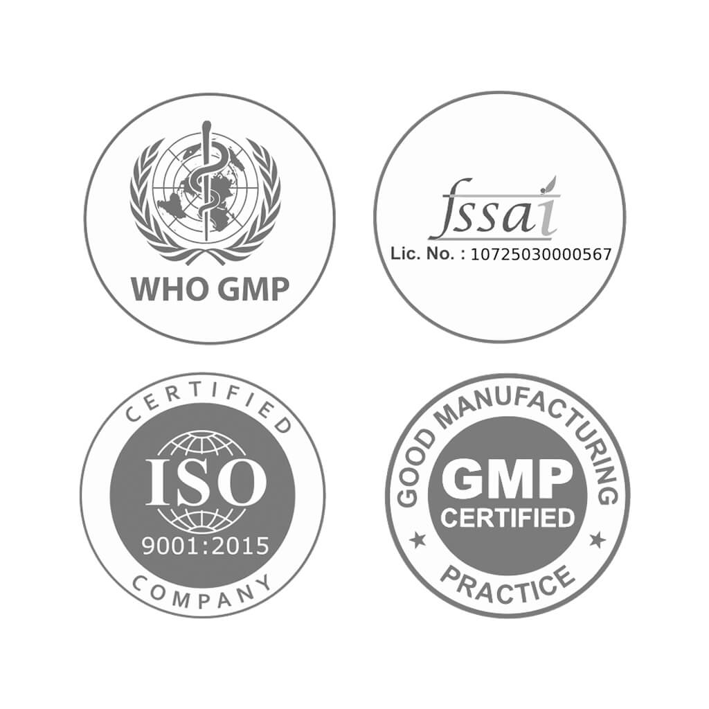 FSSAI and quality certifications held by Spermiva Life Sciences